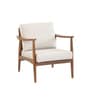 Plank Armchair in Teak Finish and Winter Sand Plank Armchair in Teak Finish and Winter Sand