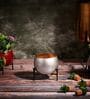 Silver Planter Stand Small Pot