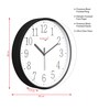 Plastic 12 Inch Wall Clock