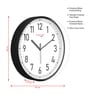 Plastic 12 Inch Wall Clock