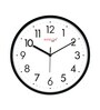 Plastic 12 Inch Wall Clock