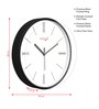 Plastic 12 Inch Wall Clock