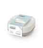 White & Grey Plastic 70511 Slim Compact Soap Dish with Drain
