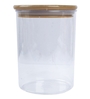 Plastic Brown Jar With Airtight Lid 900 Ml