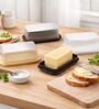 Plastic Butter Dish with Lid, BPA-Free