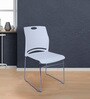 Evan Guest Chair in White Colour