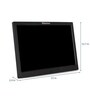 15 inch LCD Display Plastic Digital Photo Frame in Black Colour