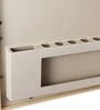 Plastic Double Door Bathroom Cabinet With Lower Shelf