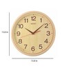 Beige Plastic Light Modern Wall Clock