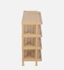 Plastic Open Shoe Rack in Marble Beige Finish