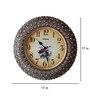 Cream Polypropylene Aesthetic Modern Wall Clock