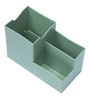 Plastic Pen Holder With 3 Compartments