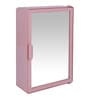 Plastic Pink Bathroom Cabinet With Mirror