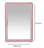 Plastic Pink Bathroom Cabinet With Mirror