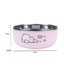 Plastic Pink Bowl 400 Ml