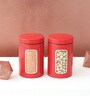 Window 1.4 Ltr Red Plastic Jar Container