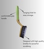 Plastic Sink Cleaning Brush with Nylon Bristles (Multicolor)