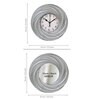 White Plastic Analogue Mirror Sets
