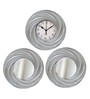 White Plastic Analogue Mirror Sets