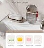 Plastic Transparent Waterproof Portable Soap Dish Box for Travel