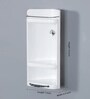 Plastic Corner Bathroom Shelf In White (L: 7, W: 5.5, H: 15 Inches)
