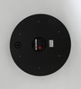 Black Plastic Wall Modern Wall Clock
