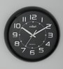 Black Plastic Wall Modern Wall Clock
