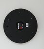 Plastic Rosewood Finish Wall Clock