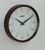 Plastic Rosewood Finish Wall Clock
