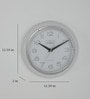 White Plastic Wall Modern Wall Clock