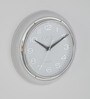 White Plastic Wall Modern Wall Clock