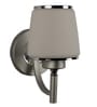 Plata Grey Metal Wall Light