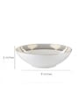 Cream Platina Serve Bowl