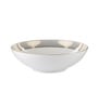 Cream Platina Serve Bowl