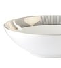 Cream Platina Serve Bowl