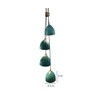 Mystic Plato Green Iron Cluster Hanging Light