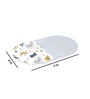 White Oval Marble (11 x 6 Inches) Appetizer Platter