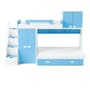 Play Bunk Bed in Blue & White Colour
