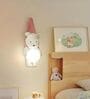 Playful Bear Wall Light with Soft Globe Glow