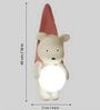 Playful Bear Wall Light with Soft Globe Glow