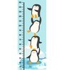 Playful Penguin in Multicolour Height Chart