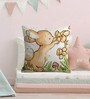 Canvas Cushion with Rabit Print