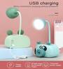 Playful Rechargable LED Desk Reading Lamp with Pen Holder & inbuilt Sharpner