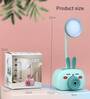 Playful Rechargable LED Desk Reading Lamp with Pen Holder & inbuilt Sharpner