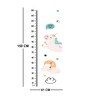 Playful Unicorn In Multicolour Height Chart
