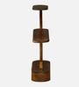 Plessur Sheesham Wood End Table In Walnut Finish