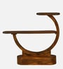 Plessur Sheesham Wood End Table In Walnut Finish
