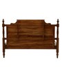 Plimpton Teak Wood King Size Bed In Natural Teak Finish