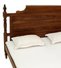 Plimpton Teak Wood King Size Bed In Natural Teak Finish