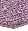 Plum Polyester 24X16 Inches Anti-Skid  Bath Mat